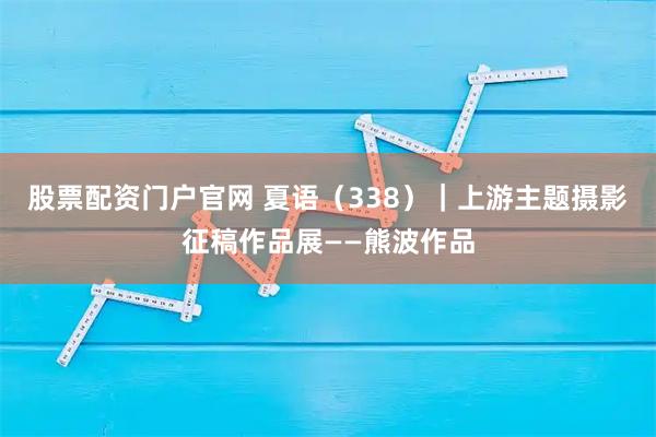 股票配资门户官网 夏语（338）｜上游主题摄影征稿作品展——熊波作品
